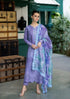 3 Piece Embroidered Lawn Shirt with Printed Cotton Net Dupatta OR86