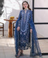 3 Piece Embroidered Lawn Shirt with Embroidered Organza Dupatta SP 2545